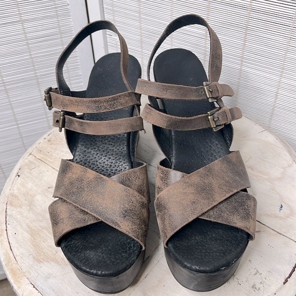 Freebird Ali wood clog sandals 39. 8.5 9 - Picture 6 of 13